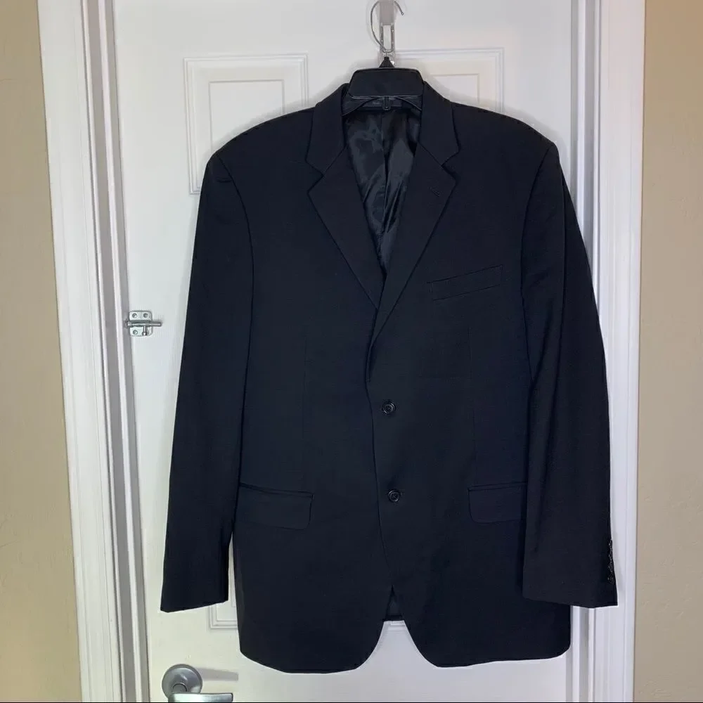 Calvin Klein Black Men’s Sports Coat Size 43L